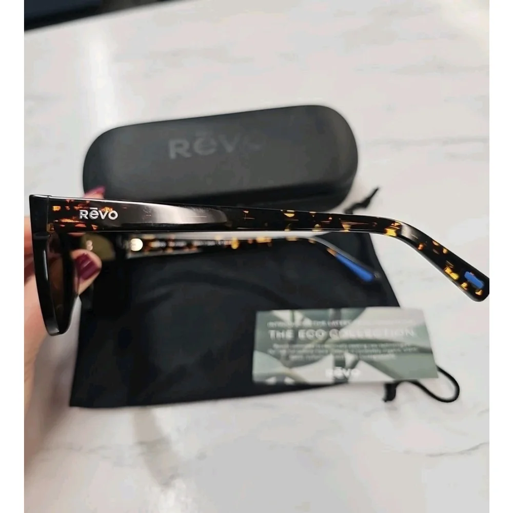 Revo Taylor Polarized Sunglasses Black Terra RE1104ECO